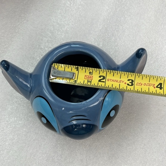 🆕 Disney Stitch Ceramic Trinket Jar with Lid Blue - Picture 12 of 12